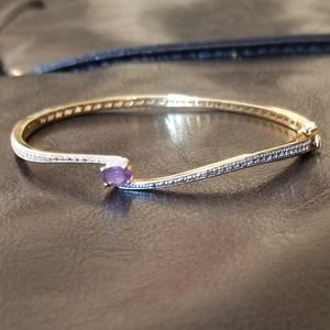 Purple Stone Bracelet